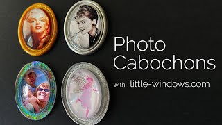 Resin Photo Cabochons Tutorial - Jewelry and Ornaments       #resin #resinart #resincrafts #crafts