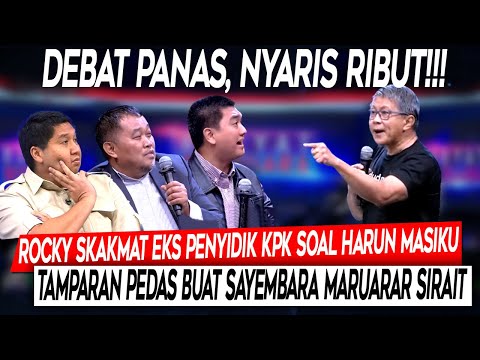 Nyaris Ribut❗Rocky Skakmat Eks Penyidik KPK Soal Harun Masiku, Tamparan Buat Sayembara Maruarar