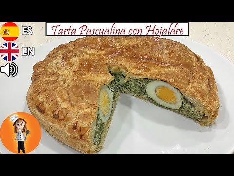 Tarta Pascualina con Hojaldre | Receta de Cocina en Familia