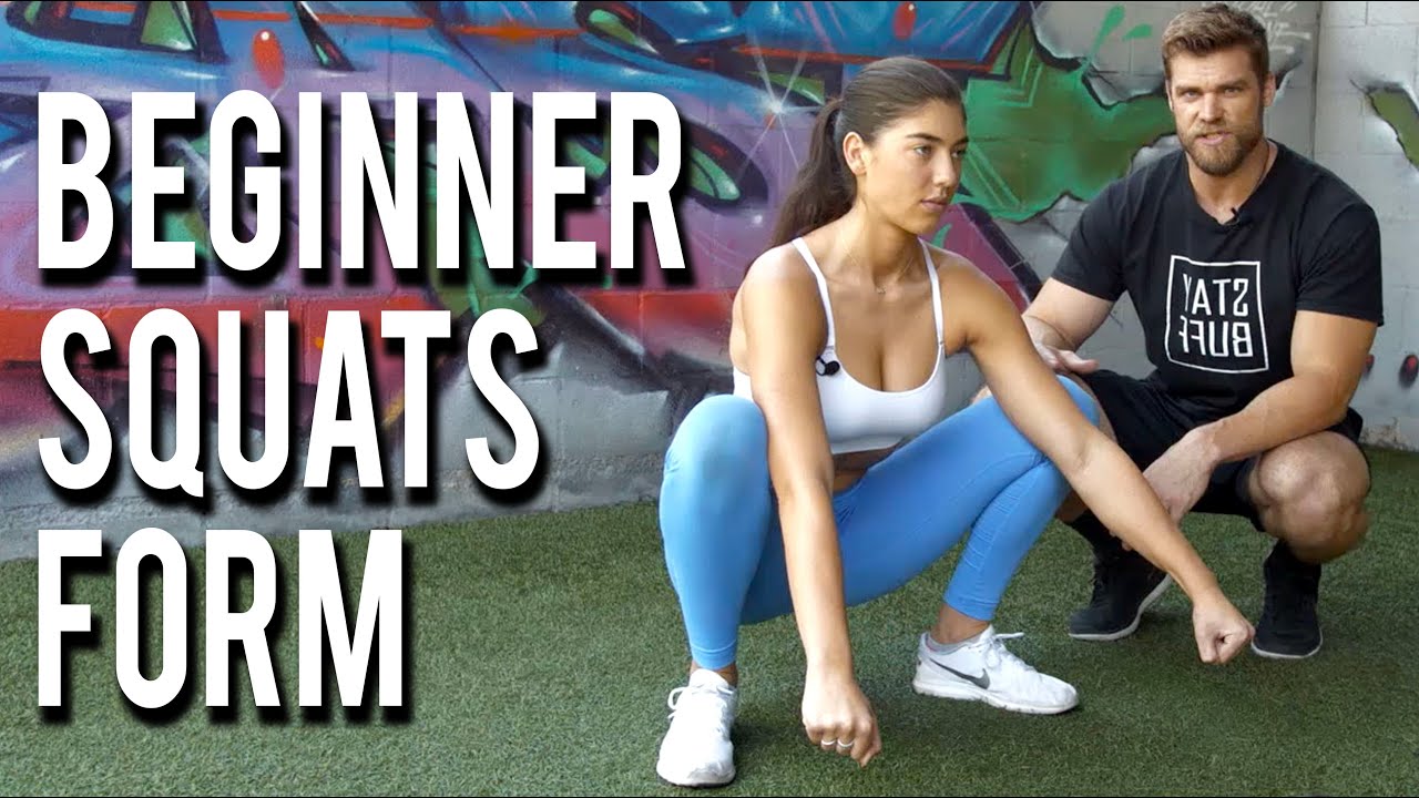 Squats for beginners - 3 easy tips for better squats form! - Buff Dudes