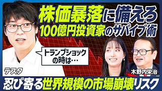 【テスタ×木野内栄治】100億円トレーダー・テスタの最新投資実績／今年、1億円を儲けた銘柄／テスタが狙う注目のイベント／暴落時のサバイブ術／忍び寄る世界規模の市場崩壊リスク【マーケット超分析】