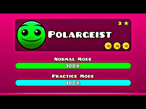 Polargeist! All Coins 100% Complete :)Geometry Dash