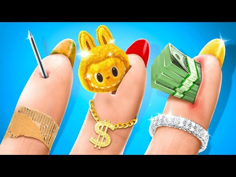 ARM vs REICH vs GIGA REICH DIY CHALLENGE! (Von Müll zu Schatz! 🗑️💎) von 123 GO!