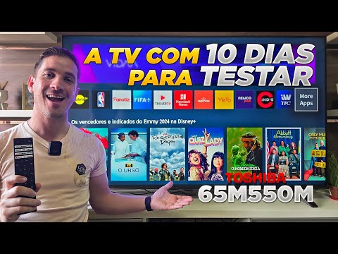 TOSHIBA M550M - A TV com 10 DIAS de TESTE! Análise Completa