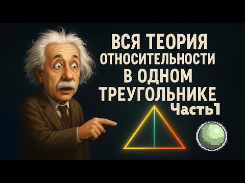 🧪🧪🧪🧪Теория относительности в одной картинке. Часть 1 - интервал и 4-х мерное пространство-время.