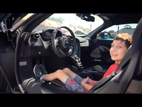 Surprising kids with supercars!