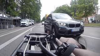 Popupbikelane Chaos am Ende der Theo
