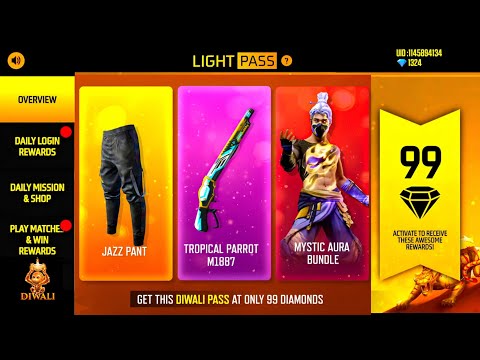 Diwali Pass Event 2024 😮💥 | Golden Shade Return | Free Fire New Event | Ff New Event