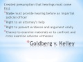 Due Process and Goldberg v. Kelly