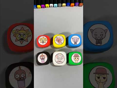 Making blind boxes with clay#clay #sprunki #diy#lego