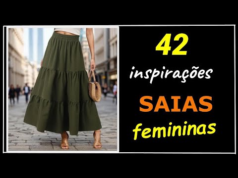 [ Saias de Verão ]  Saias de Verão que São Tendência para se Inspirar e Atualizar Seu Guarda-Roupa ❤