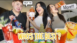 WHO'S THE BEST BARTENDER?? With ADAM & MARLENE *FUNNY AF*