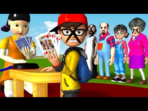 Scary Teacher 3D vs Squid Game 2 TEST IQ CHALLENGE with Drawings or Error 5 Times Challenge