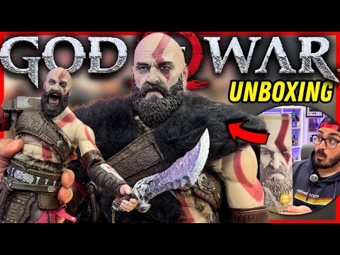 ¡Brutal figura 1/6 de KRATOS de GOD OF WAR RAGNAROK! 🔥 Unboxing y Review