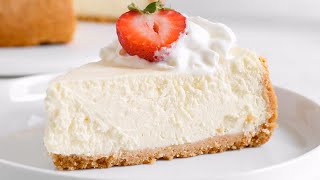 How to Make the Perfect Cheesecake (No Water-bath, Super Creamy!)