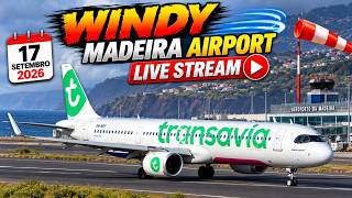 WINDY MADEIRA AIRPORT LIVE SHOW / LPMA