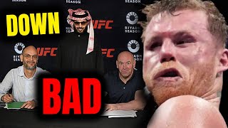 SAD & SHOCKING: Turki and Dana White get "LIGHT UP" for WEAK Canelo vs Crawford PRELIMS