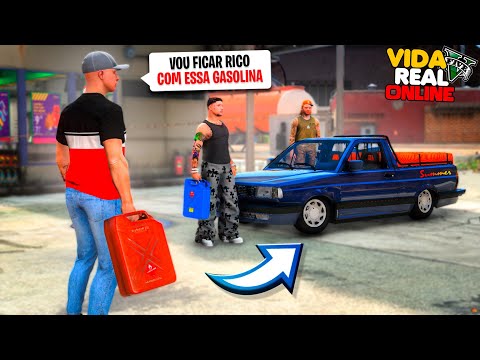 GTA V - VIDA REAL | VOU REVENDER ESSA GASOLINA E GANHAR MUITA GRANA.  - #83