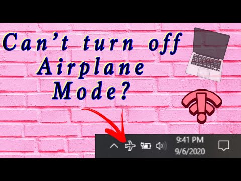 how to turn airplane mode off on dell