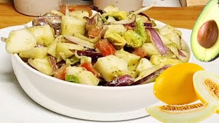 SALADE COMPOSÉE D'ÉTÉ AIGRE-DOUCE: Comment Réaliser Une Salade Composée Sucrée Salée Avec Le Melon