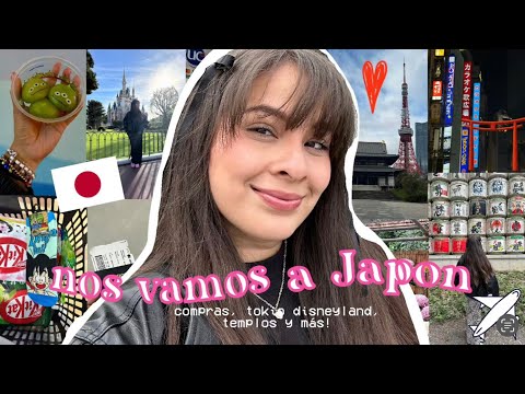 Vlog: Nos vamos a Japón! Viaje, compras, tokio disneyland, templos y más!