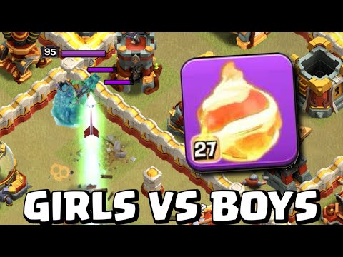 Girls vs Boys Challenge in Clash of Clans