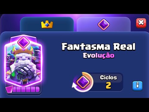 USEI O NOVO FANTASMA REAL EVOLUIDO NO CLASH ROYALE *e afirmo, vai te assombrar!*