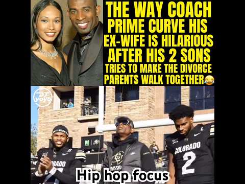 Coach Prime avoids Shedeur & Shilo Sanders mom whom is his ex-wife on Senior Day.