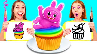 Who Draws it Better Take The Prize | Funny Food Situations by TeenTeam Challenge