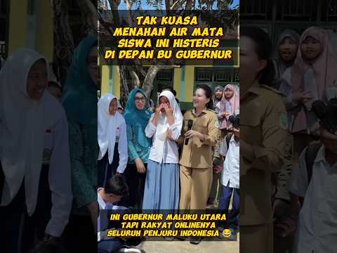 KENAPA BU SHERLY SELALU BUAT HARU ANAK ANAK 🥺 #sherlytjoanda #malukuutara #kdm #gubernurjabar