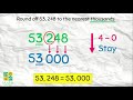 Rounding Numbers to the Nearest Thousands and Ten Thousands