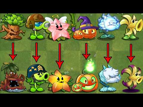 Pvz 2 Discovery - All Plants Same Shape in PVZ 2 Chinese & International Version