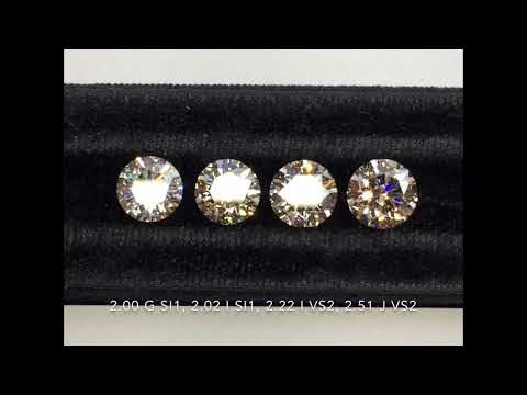 Round Cut Diamonds 2.00-2.51ct
