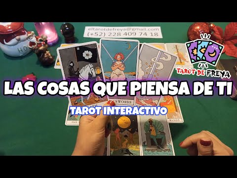 🦋 INTERACTIVO: ¿QUÉ COSAS PIENSA DE TI? 💗🧩💭 #tarot