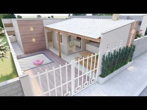 Casa em "L" | SIMPLES DE BAIXO CUSTO |