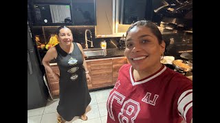 Platicamos mientras preparamos de cenar