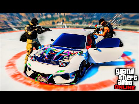 ENFRENTO el CARTEL MAS PELIGROSO con mi RX7 TUNEADO 💀 GTA5 RP