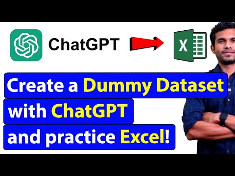 Generate Dummy Datasets with ChatGPT | Excel Tutorial