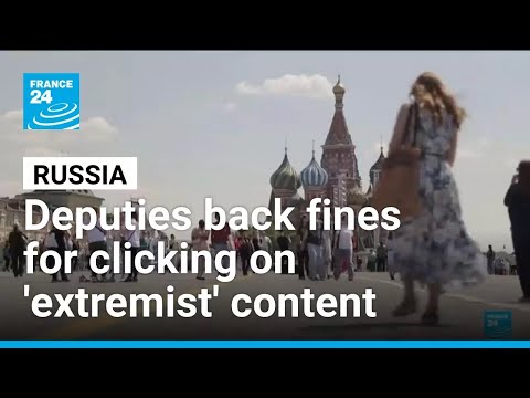 YouTube video thumbnail: Russian Deputies Back Fines for Clicking on 'Extremist' Content
