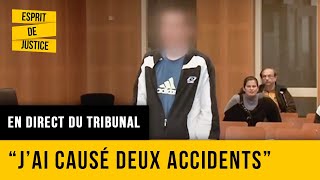 DÉLIT DE FUITE : SANS PERMIS et après avoir embouti un BUS, il s'enfuit - EDDT