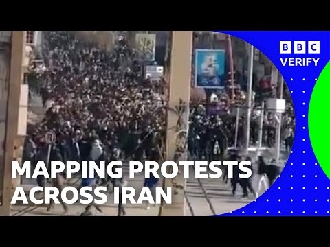 YouTube video thumbnail: Iran Anti-Government Protests Spread to Majority of Provinces, Videos Show