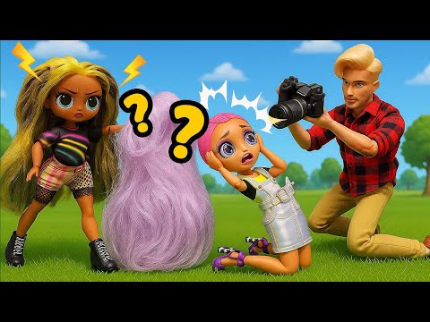 Kız oyunları! Kavga mı çıkıyor? LOL bebek dergi çekiminde modele saldırıyor!