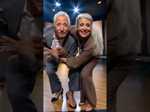 Golden-age couple steals the spotlight at the club #dance #agt #americangottalent