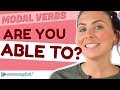 Mastering English Modal Verbs for Ability