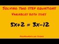 Solving Two-Step Equations and Operations