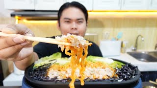 Mukbang Samyang Carbonara Crab