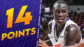 #10 Pick Khaman Maluach NBA DEBUT! 14 PTS  5 REB Full Highlights vs Wizards 🔥 2025 Summer League