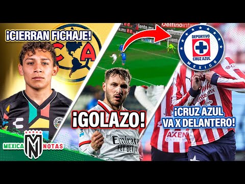 América CIERRA FICHAJE de última hora🚨 | Santi DEBUTA con GOLAZO☄️ | Azul va x delantero de CHIVAS⚽🤯