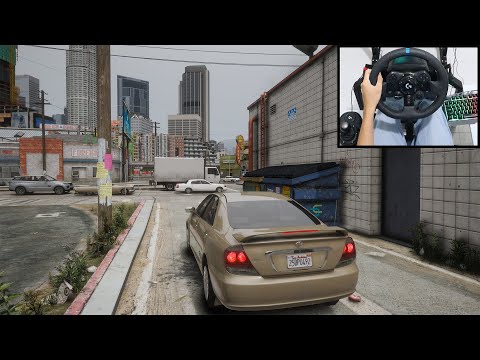 GTA 5 Realistic Uber Driver Gameplay With Logitech G923 Steering Wheel