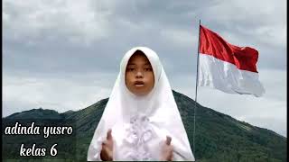 JUARA II PORSENI 2021 "ADINDA YUSRO AULIA ZAHIRA P." PIDATO BAHASA INGGRIS TINGKAT KECAMATAN TEKUNG